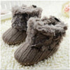 Girl Wool Snow Crib Shoes Winter Children